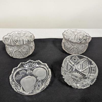 Vintage Crystal Candy Dishes