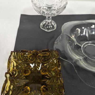 Vintage Crystal Cake Holder Shoe Horn