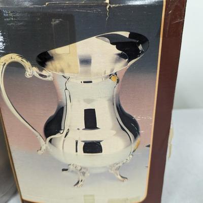 Aluminum Flour & Sugar Containers Silver Plated Water Pitcher