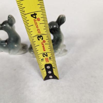 Vintage Porcelain Deer Figurines