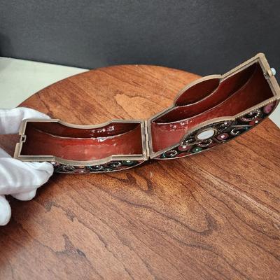 Jay Strongwater Footed Trinket Box