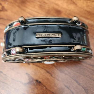 Jay Strongwater Footed Trinket Box