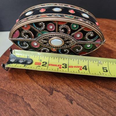 Jay Strongwater Footed Trinket Box