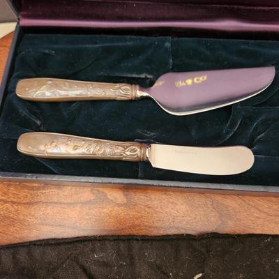 Tiffany and Co. Sterling Silver Cheese Serving Set