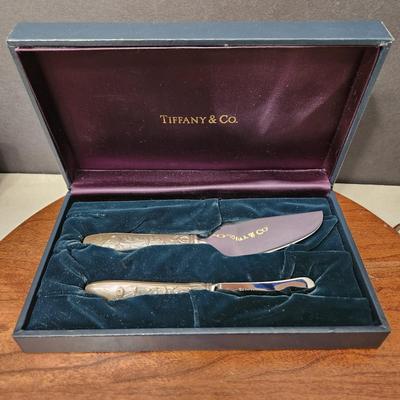 Tiffany and Co. Sterling Silver Cheese Serving Set