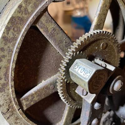 Antique Early 1900's Rotary Mimeograph #75 Copy Machine All Gears in Good Working Order & Condition as Pictured.