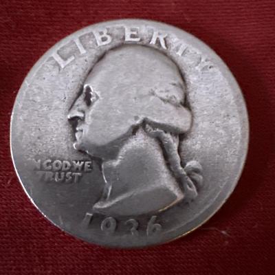 1936 Quarter George Washington .25c G6