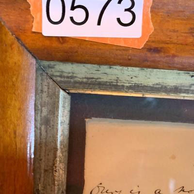 1852 Ours Is A Noble Cause Quote Signed / Framed