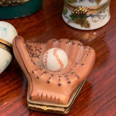 Vintage Trinket Boxes Lot Most Limoges