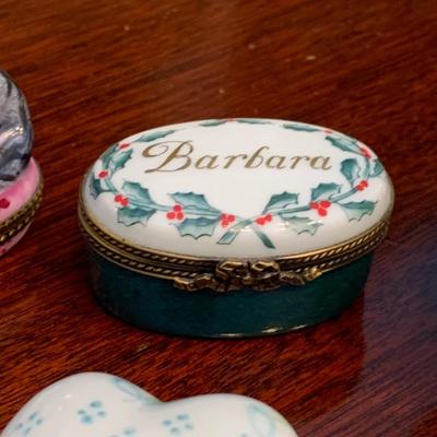 Vintage Trinket Boxes Lot Most Limoges