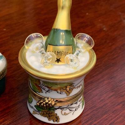 Vintage Trinket Boxes Lot Most Limoges