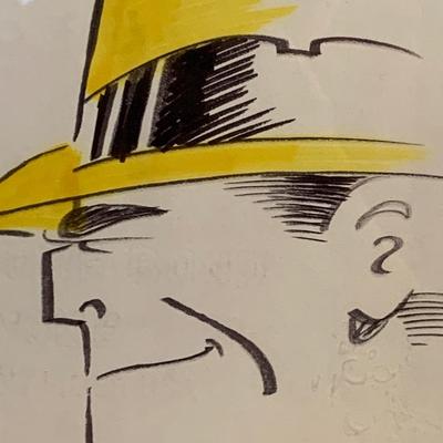 Dick Tracy Signed Cartoonist Dick Locher