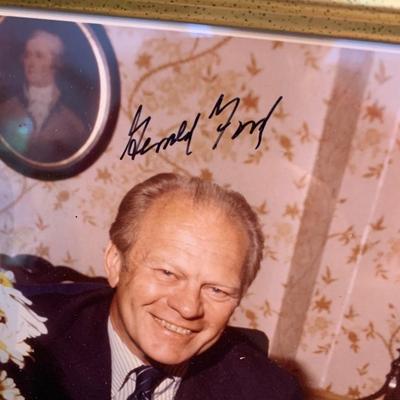 Gerald & Mrs Ford Signed Photo w/COA