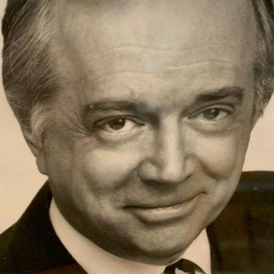 Hugh Downs Signed Press Photo