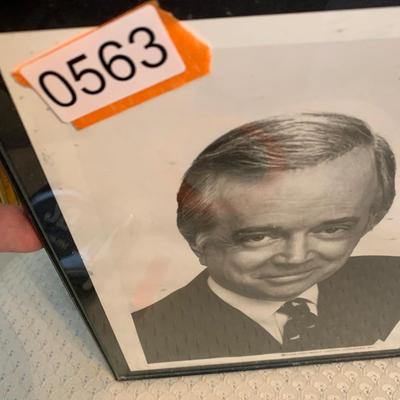 Hugh Downs Signed Press Photo