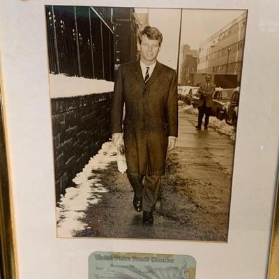 Robert Kennedy Senate ID & Autograph
