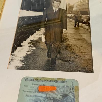 Robert Kennedy Senate ID & Autograph