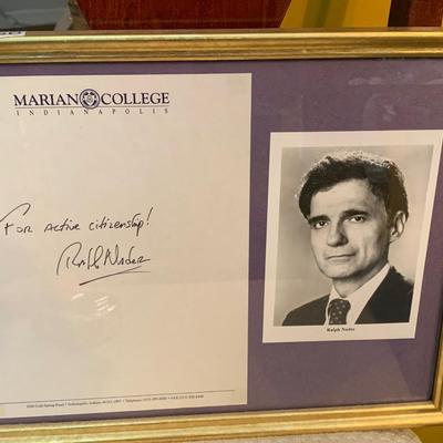 Ralph Nader Autograph