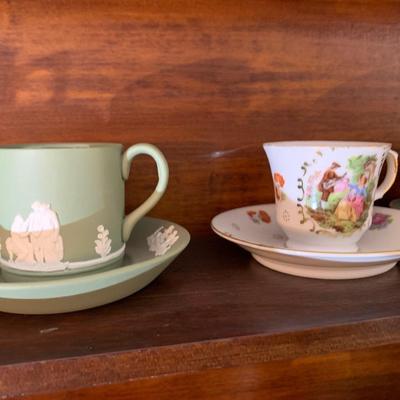 Vintage Tea Cup Collection AND Shadow Box