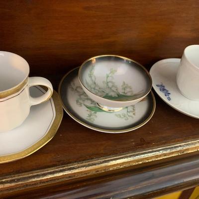 Vintage Tea Cup Collection AND Shadow Box