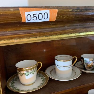 Vintage Tea Cup Collection AND Shadow Box