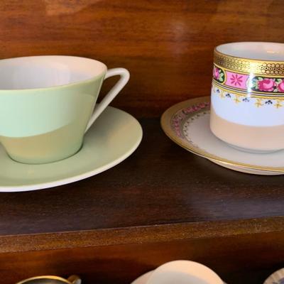Vintage Tea Cup Collection AND Shadow Box