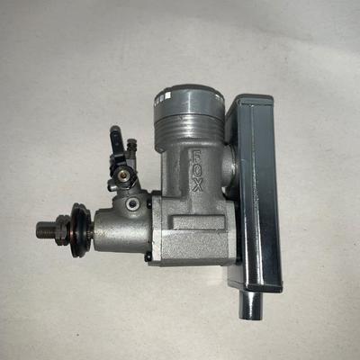 1980 Fox 36 RX RC Airplane Engine W/Rear Mount Muffler - Boxed