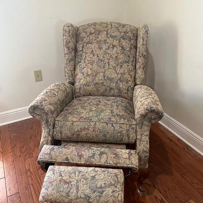 LAZYBOY Recliner Floral Wingback Chair