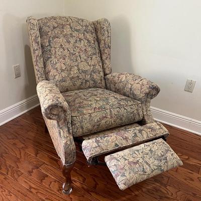 LAZYBOY Recliner Floral Wingback Chair