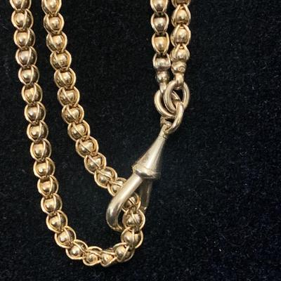 18k Gold 36” Dual Chain Necklace 97grams