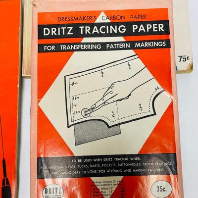 Vintage Home Sewing Books and Supplies