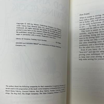 Vintage Home Sewing Books and Supplies