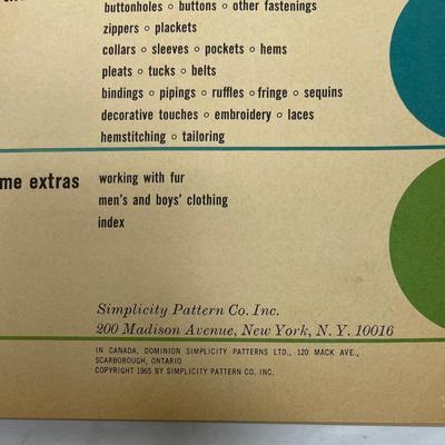 Vintage Home Sewing Books and Supplies