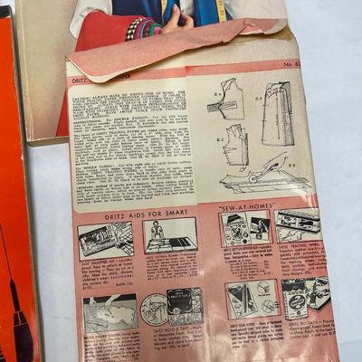 Vintage Home Sewing Books and Supplies