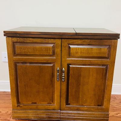 Solid Wood Sewing Cabinet Kenmore Sewing Machine Plus Extras