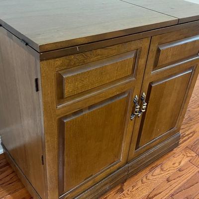 Solid Wood Sewing Cabinet Kenmore Sewing Machine Plus Extras