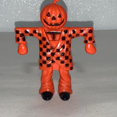 1950’s Halloween Jack-O-Lantern Scarecrow Candy Container