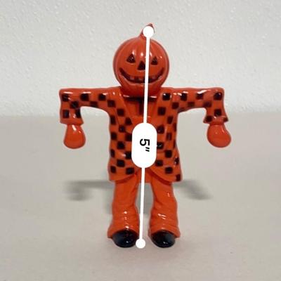 1950’s Halloween Jack-O-Lantern Scarecrow Candy Container