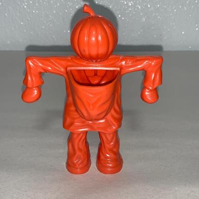 1950’s Halloween Jack-O-Lantern Scarecrow Candy Container