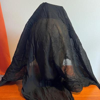 Antique Beaded Mourning Veil