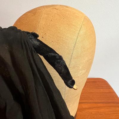 Antique Beaded Mourning Veil