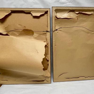 Two Barbosa LE prints works of art, framed, Military Dress, Soldiers