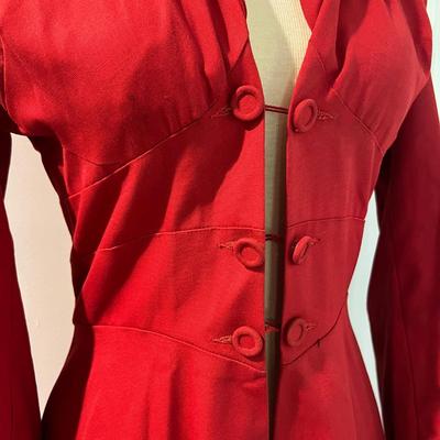 Rare Vintage Designer Diana Leslie Coat