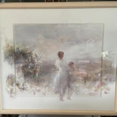 Willem Haenraets Impressionistic Pencil Signed Print 