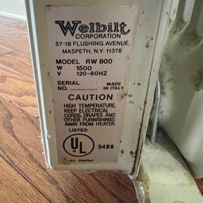Welbilt Radiator Heater