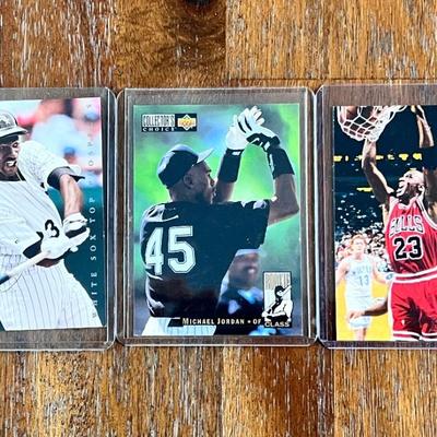 3 Michael Jordan Cards
