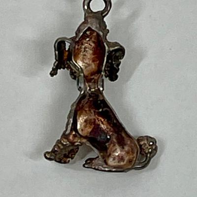 Vintage Poodle Charm or Pendant