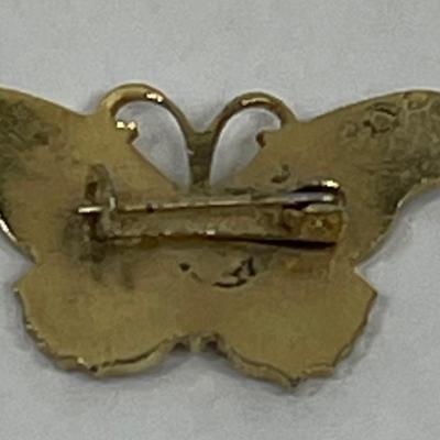 Cloisonne Butterfly Pin