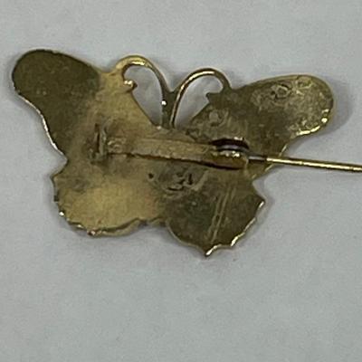 Cloisonne Butterfly Pin