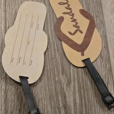 Sandals Passport/Tickets Wallet & (2) Luggage Tags